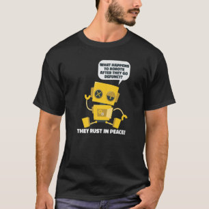 T-shirt Drôle Robotique Ai Intelligence Artificielle - Rob