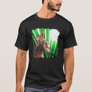 T-shirt Drôle Rockstar Donkey