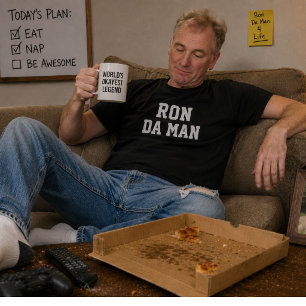 T-shirt Drôle Ron Da Man
