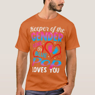 T-shirt Drôle Rose Ou Bleu Pop Vous Aime Genre Reveil Cut