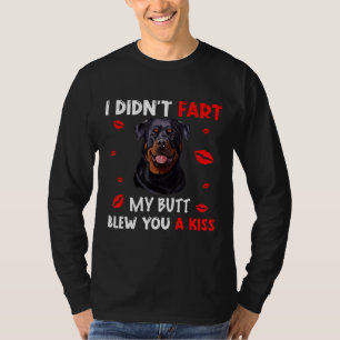 T-shirt Drôle Rottweiler Je N'Ai Pas Pu Mon Bout Vous A Bl