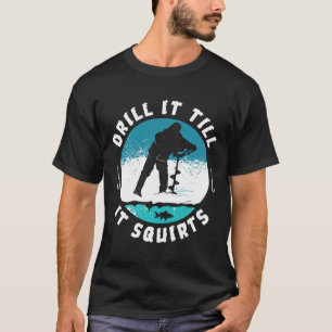 T-shirt Drôle Rude Forage Il Jusqu'À Ce Qu'Il Éjacule Gi D