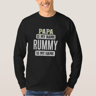 T-shirt Drôle Rummy Cadeau pour Papa Fête des pères Che