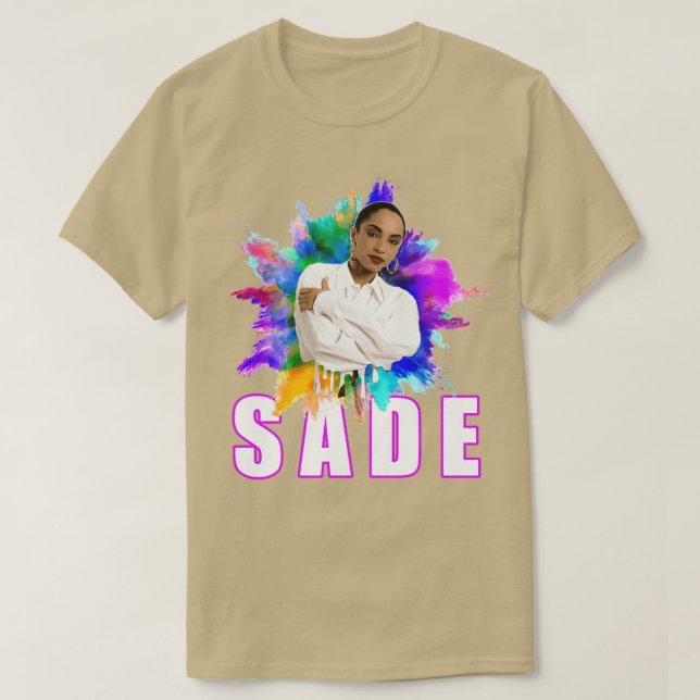 T-shirt Drôle Sade Belles Couleurs Sade Chemise Sade Beau (Design devant)