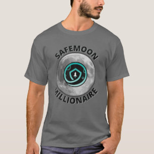 T-shirt Drôle Safemoon À La Lune Millionaire HODL Crypto