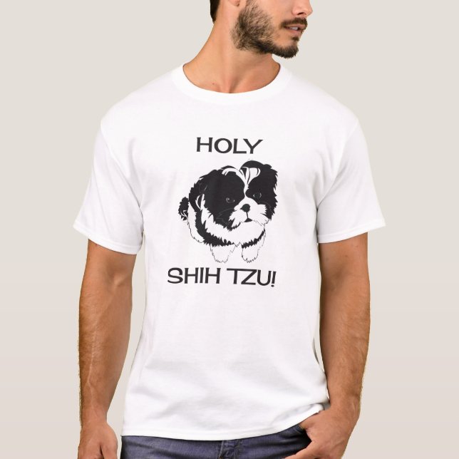 T-shirt drôle saint de Shih Tzu (Devant)