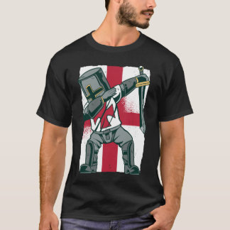 T-shirt Drôle Saint Georges Day Dabbing Knight England Dra