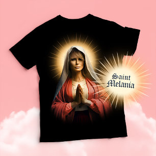 T-shirt Drôle Saint Melania prière