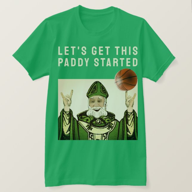 T-shirt Drôle Saint Patrick (Design devant)