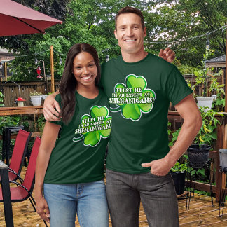 T-shirt Drôle Saint Patrick's Day Shenanigan Expert