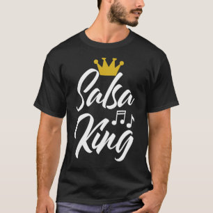 T-shirt Drôle Salsa Danse Tee - shirts Salsa King 1