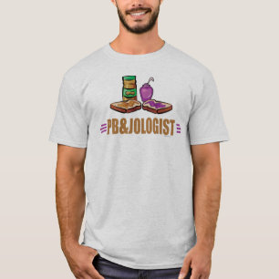 T-shirt Drôle sandwiches à la gelée de beurre d'arachid