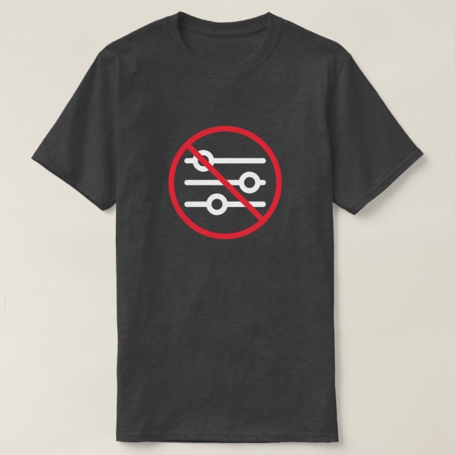 T-shirt Drôle Sans Filtre (Design devant)