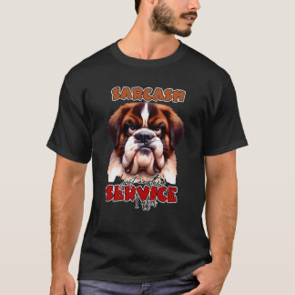 T-shirt Drôle sarcasme chien mot art