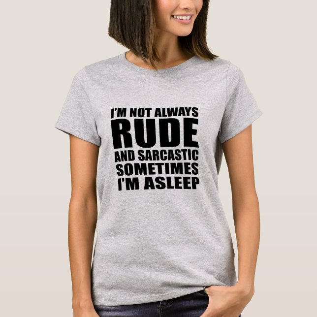 T-shirt Drôle sarcastique citations sarcastique humour int (Devant)
