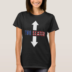 T-shirt Drôle Sarcastique deux places 4 juillet American M