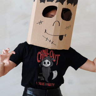 T-shirt Drôle Sarcastique GrimReaper Costume de fête d'Hal