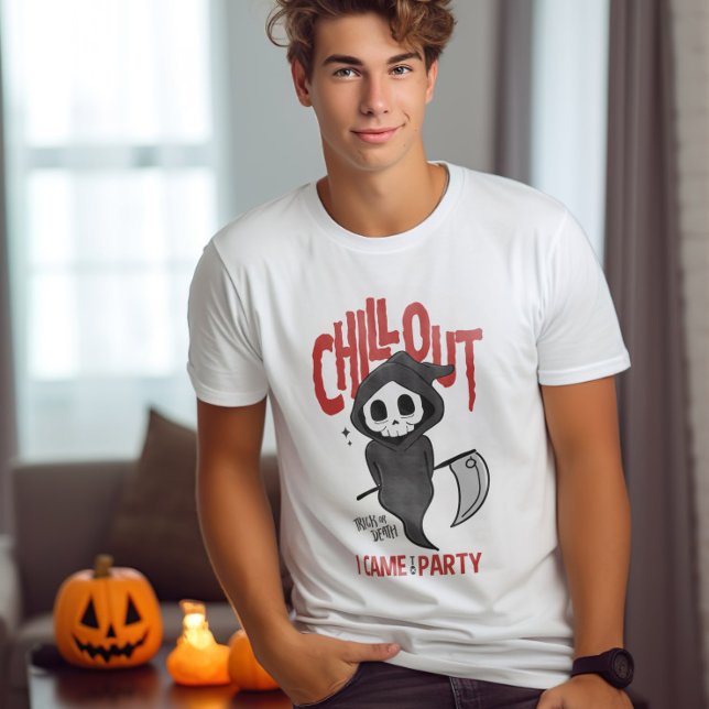 T-shirt Drôle Sarcastique GrimReaper Costume de fête d'Hal (Funny Sarcastic GrimReaper Halloween Party Costume T-Shirt)