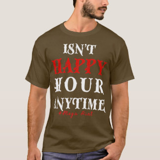 T-shirt Drôle Sarcastique Tendance N'Est Pas Heureux Happy
