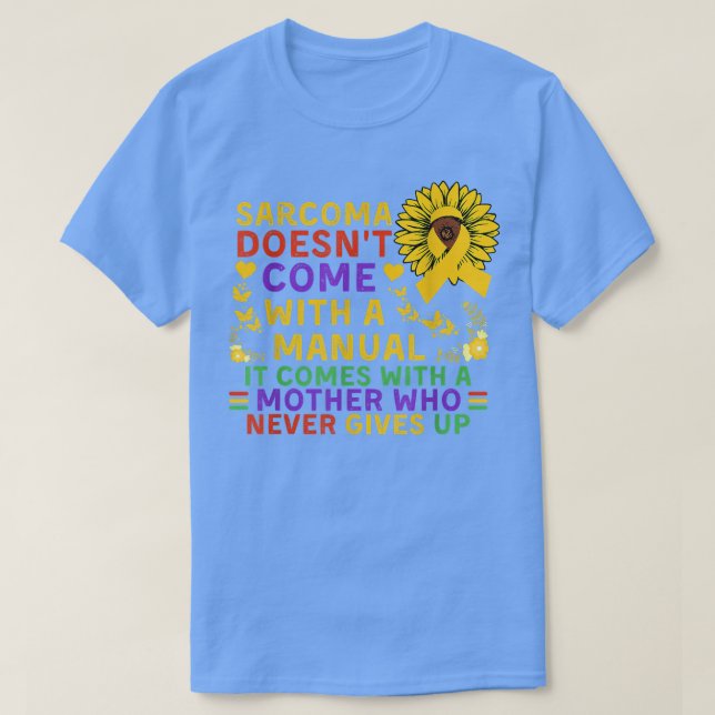 T-shirt Drôle Sarcoma Mère Citation Tournesol avec papillo (Design devant)