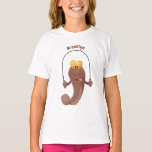 T-shirt Drôle sauter boudskipper poisson dessin animé