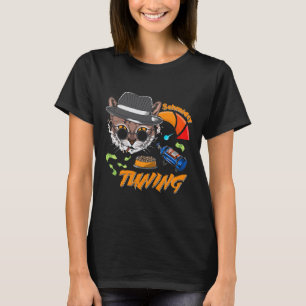 T-shirt Drôle Schmidty Tuning Mad Amoureux de les chats