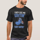 T-shirt Drôle Science Pun Crispr Gène Modification du prod<br><div class="desc">Drôle Science Pun Crispr Gène Édition Biotech Protein Cas9</div>