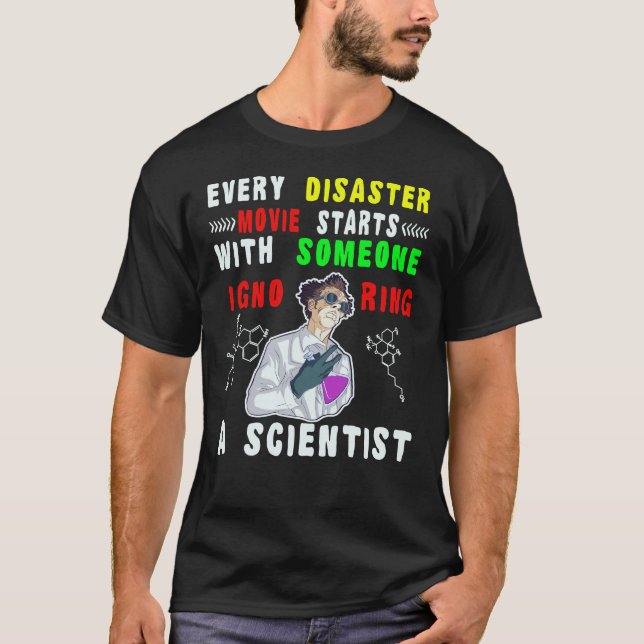 T-shirt Drôle scientifique citant geek (Devant)