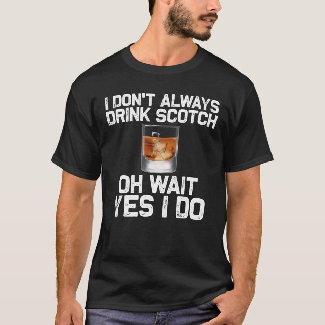 T-shirt Drôle Scotch Drinkers Cadeaux Hommes Femmes Ecosse (Devant)