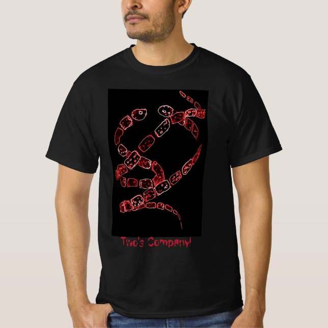 T-shirt Drôle Serpent Rouge (Devant)