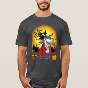 T-shirt Drôle Shark Halloween Costume cadeaux