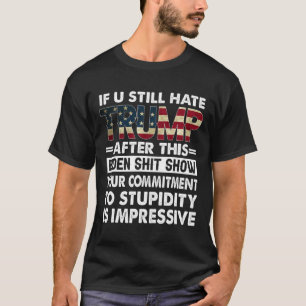 T-shirt Drôle Si Vous Détestez Trump Après Ce Biden