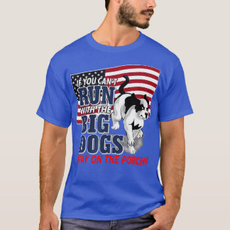 T-shirt Drôle Si vous ne pouvez pas courir avec le Big chi