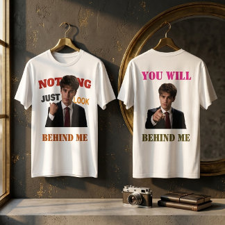 T-shirt drôle Sigma Meme recto & verso | Regardez