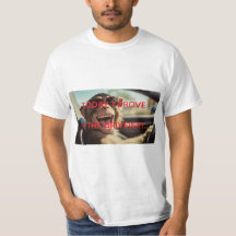 T-shirt drôle singe