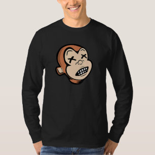 T-shirt Drôle Singe Drunk Dead Drunk Monkey Xx Boire P
