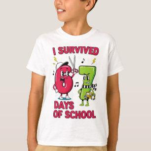 T-shirt Drôle Six Sept 67 École Mème Nombres Professeur Ét