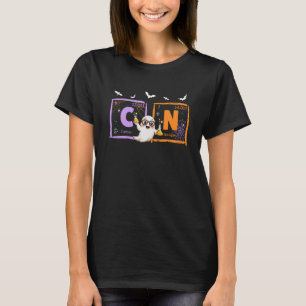 T-shirt Drôle Six Sept 67 Mème Halloween Fantôme Chimie