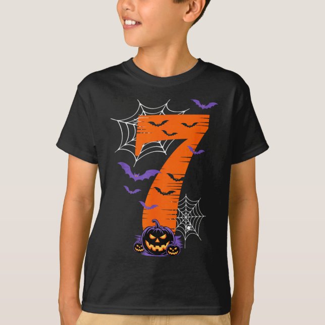 T-shirt Drôle Six Sept 6 7 Mème Conception Couples Hallowe (Devant)