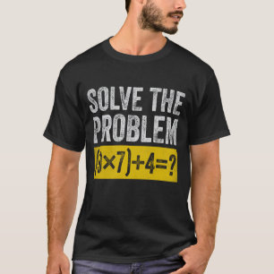 T-shirt Drôle Six Sept 6 7 Mème Prof de Maths Élémentaire