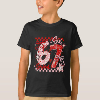 T-shirt Drôle Six Sept 6 7 Mème Valentine Fille 