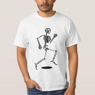 T-shirt Drôle Skeleton avec des mots