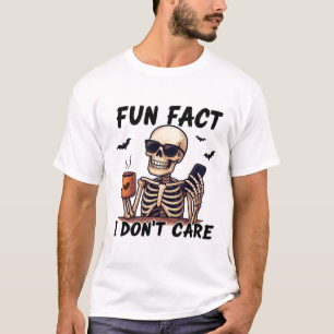 T-shirt Drôle Skeleton Halloween