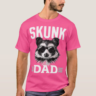 T-shirt Drôle Skunk Animal Skunk Papa