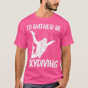 T-shirt Drôle Skydiving Pour Hommes Femmes Parachutage Jum