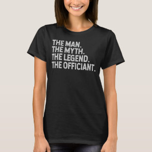 T-shirt Drôle Slogans De Mariage Dit L'Homme Mythe Légende