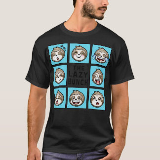 T-shirt Drôle Sloth LE BUNCH LAZY