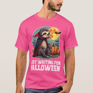 T-shirt Drôle Sloth Vampire en attente d'Halloween