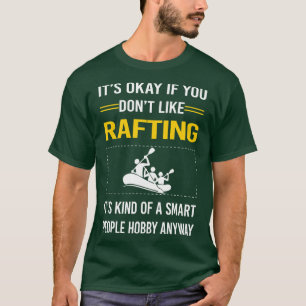 T-shirt Drôle Smart People Rafting