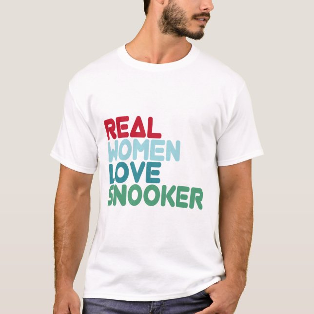 T-shirt Drôle Snooker Dire Pool Billard Snooker Player (Devant)